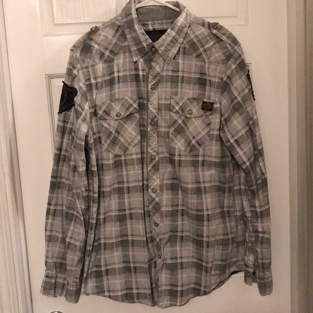 Harley Davidson Button Up